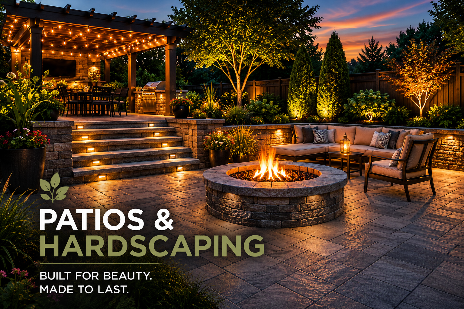 Patio installation